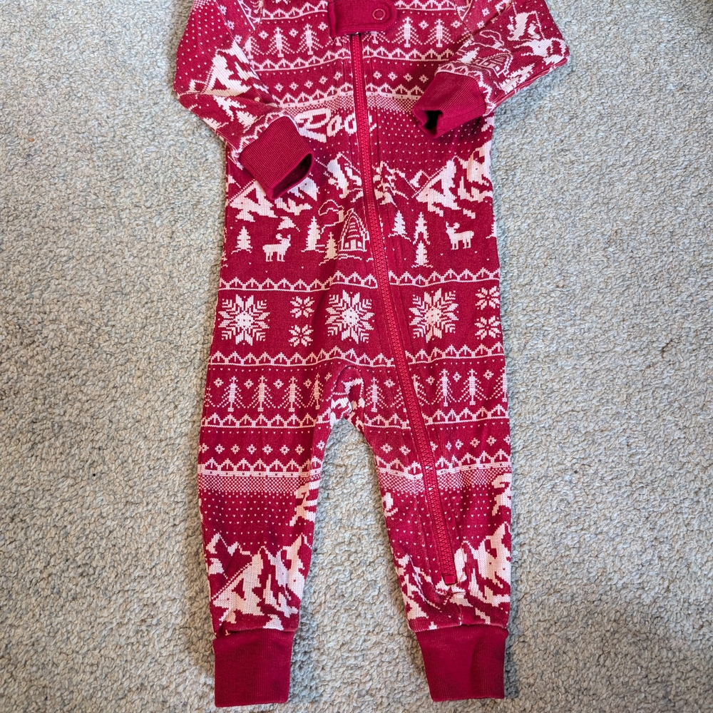 Roots Festive Red Kids One Piece